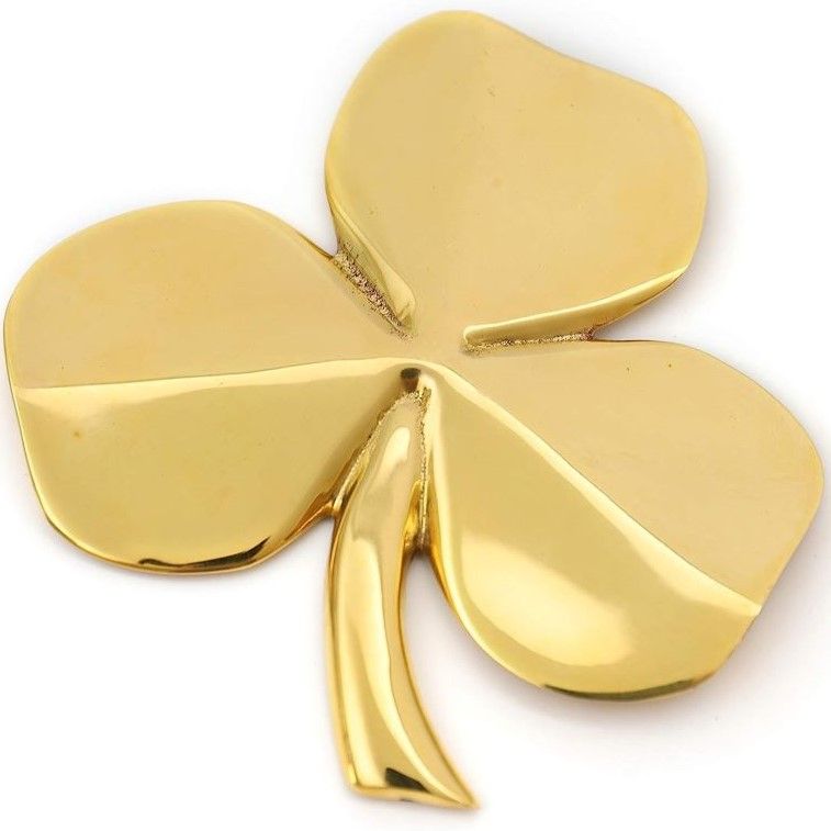 Brass Hanging Shamrock