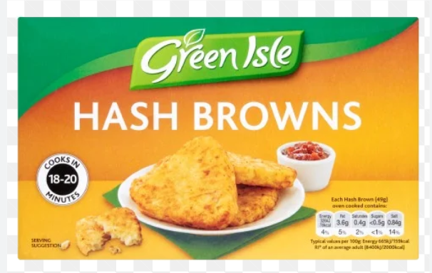 Green Isle Hash Browns