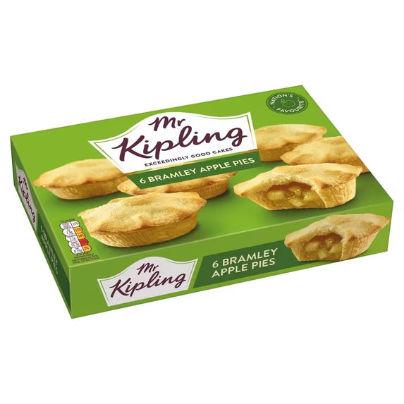 Mr Kipling Apple Pies, 6 pack