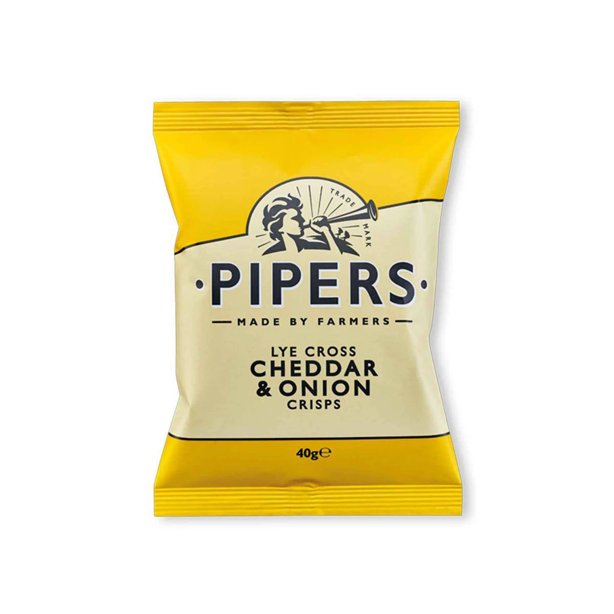 Pipers Cheddar & Onion Crisps 40g