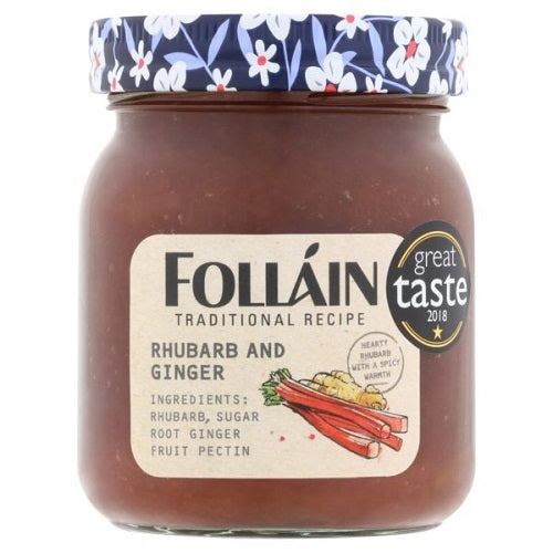 Folláin Rhubarb & Ginger jam