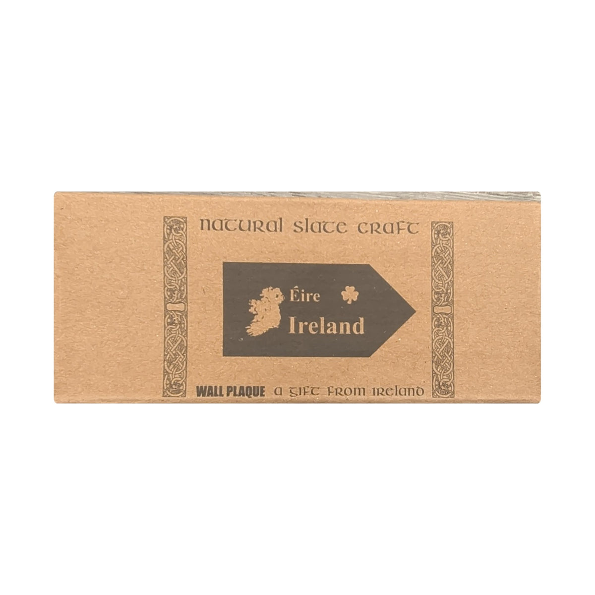 Natural Slate Craft Éire Ireland signpost wall plaque (boxed)
