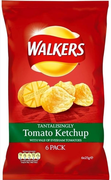 Walkers Tomato Ketchup crisps