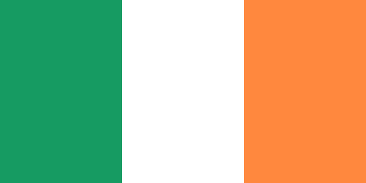 Irish Stick Flag 12x18