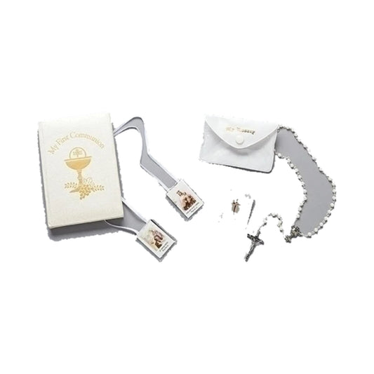 5 piece deluxe girl's First Communion gift set