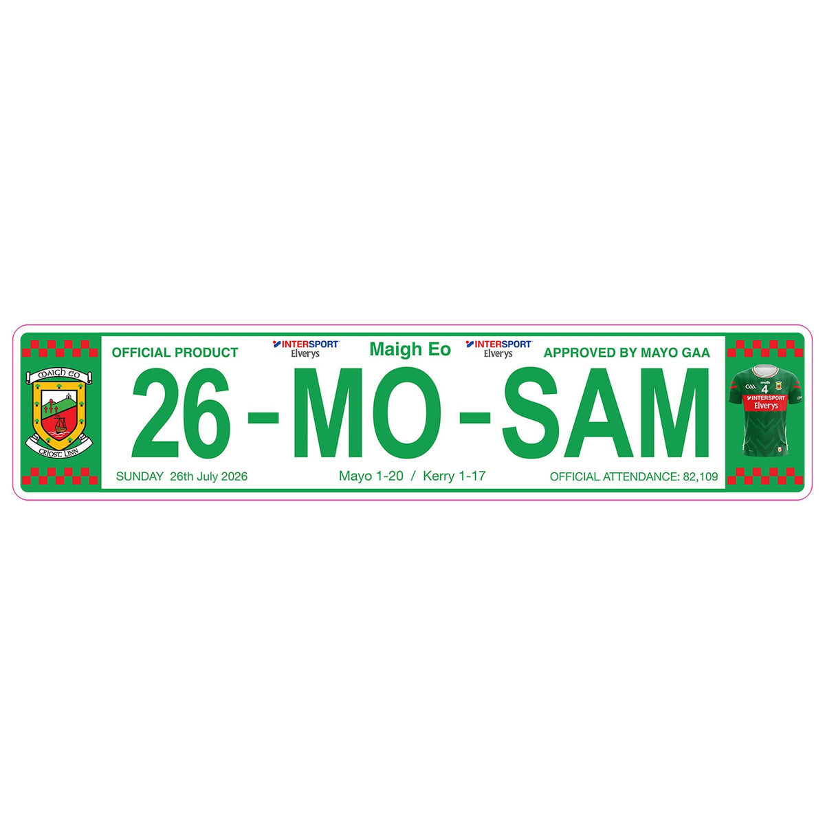 26 Mo Sam Road Sign Plaque