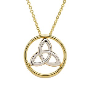 14KT Gold Vermeil Trinity Knot Necklace