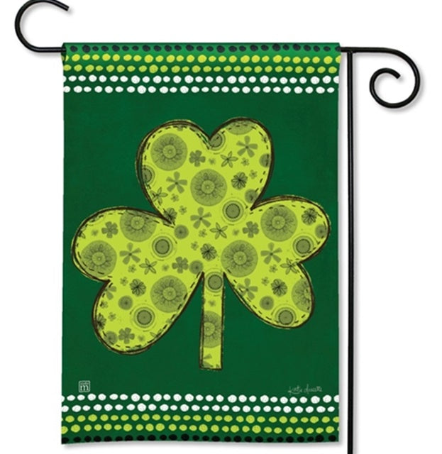 Ireland Flag With Clover