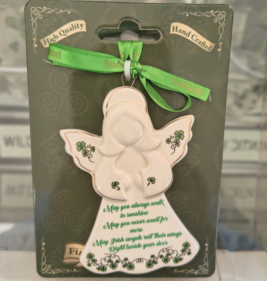 Angel Blessing Ceramic Hanging Ornament