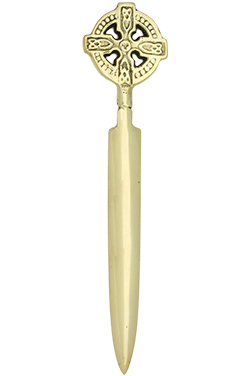 Brass Letter Opener Celtic Cross