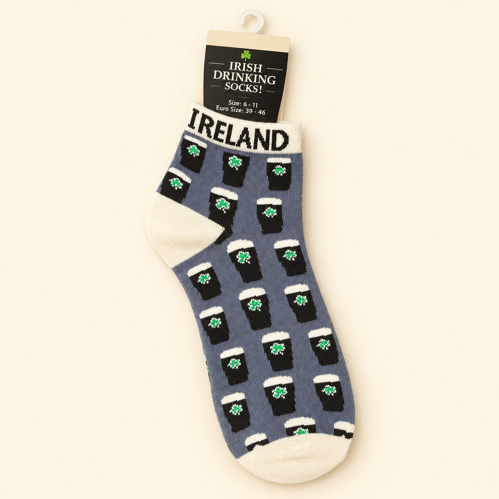Irish ankle socks – Irish drinking socks