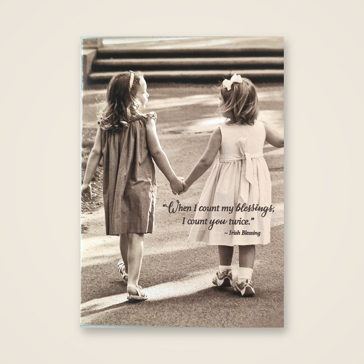 Card – Birthday (Girls Holding Hands)