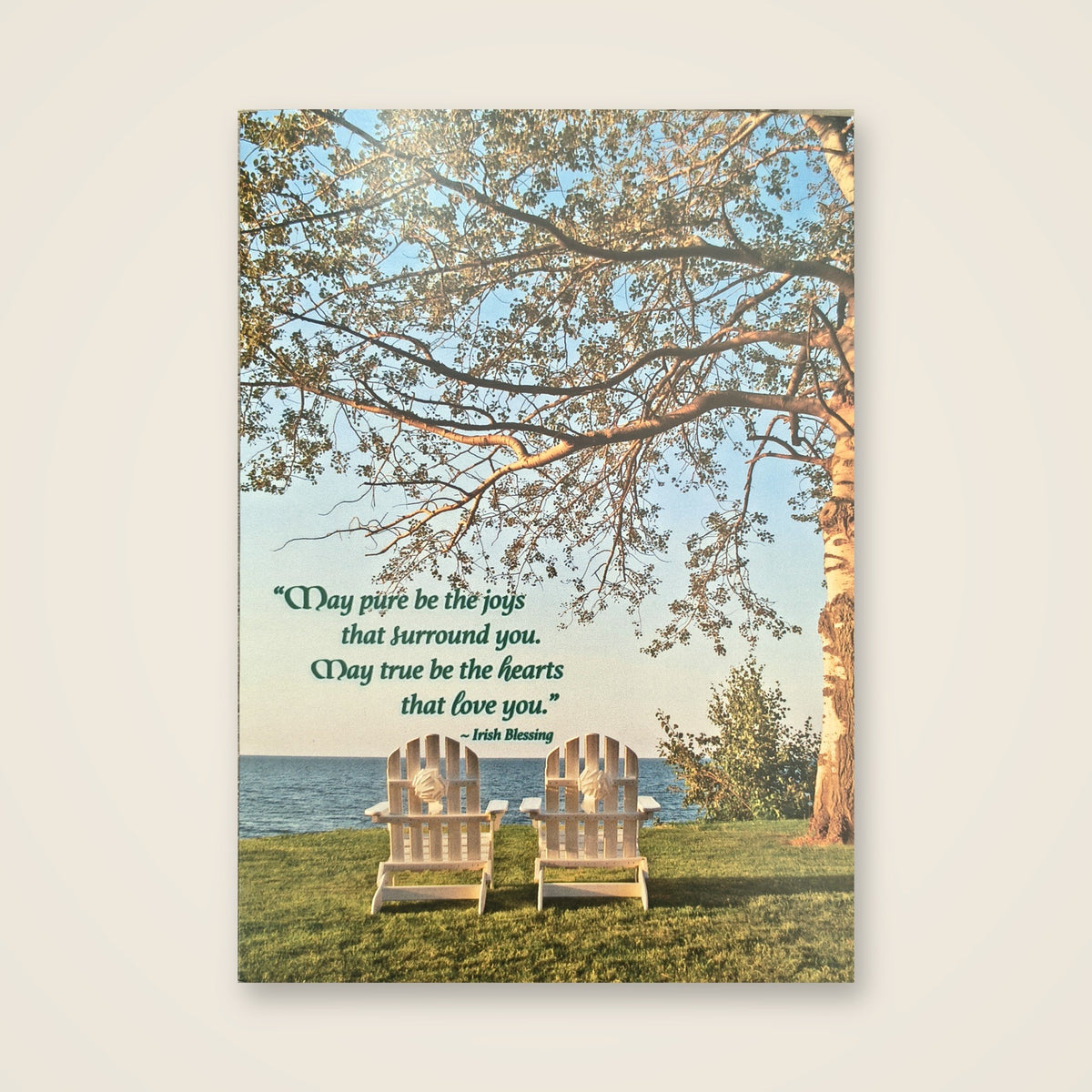 Card – Wedding (Chairs by the Water)