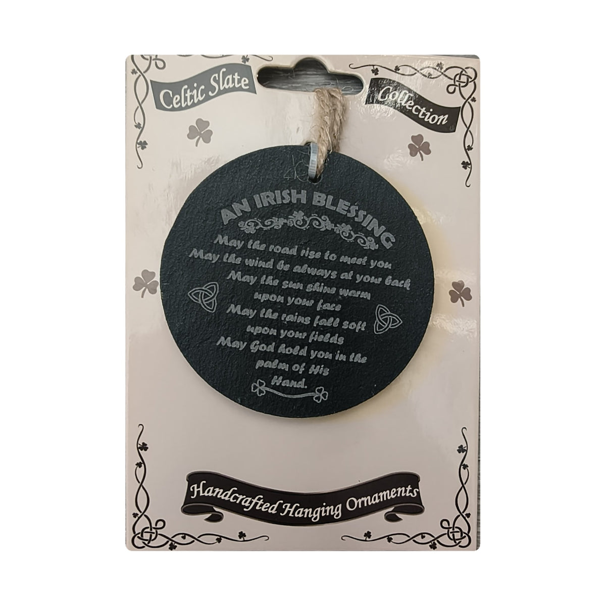 Celtic Slate An Irish Blessing hanging ornament