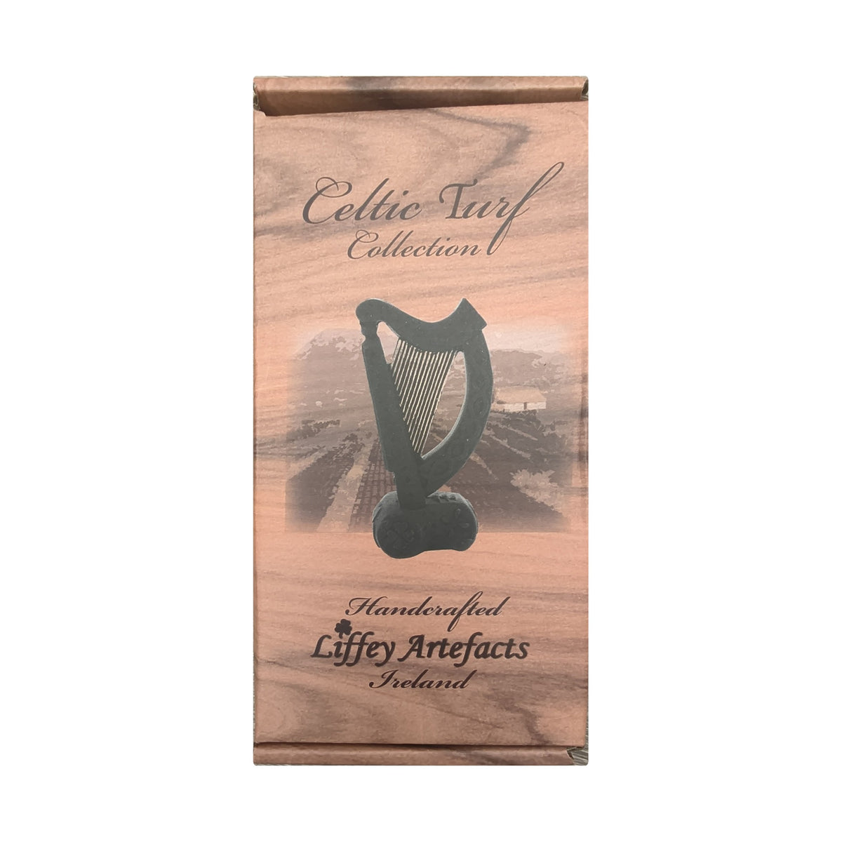 Celtic Turf large harp gift box