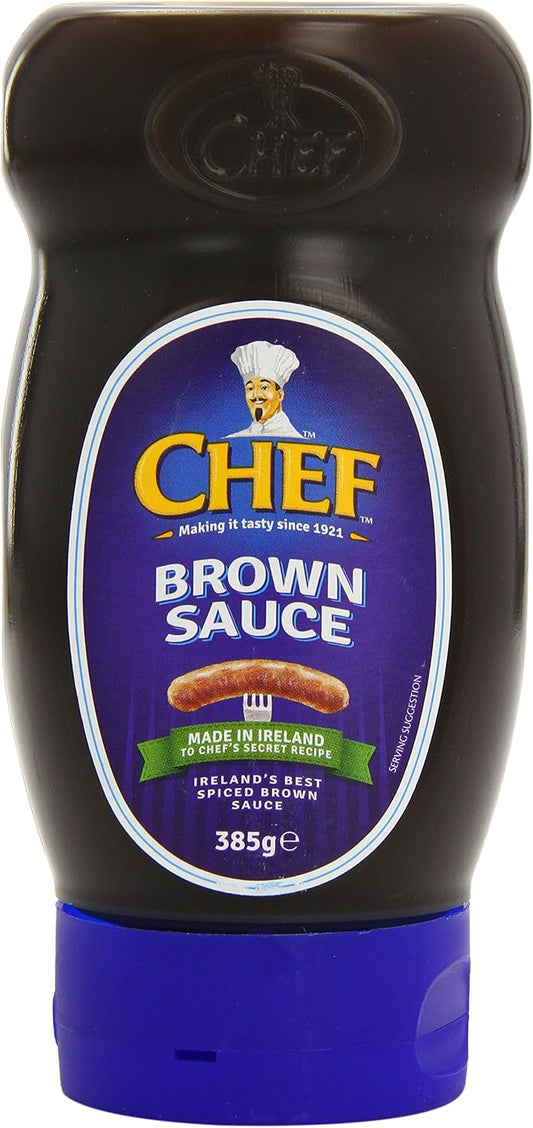 Chef Brown Sauce, 485g squeezy bottle