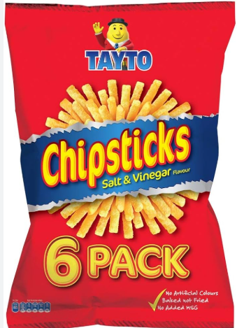 Chipsticks crisps, 6-pack