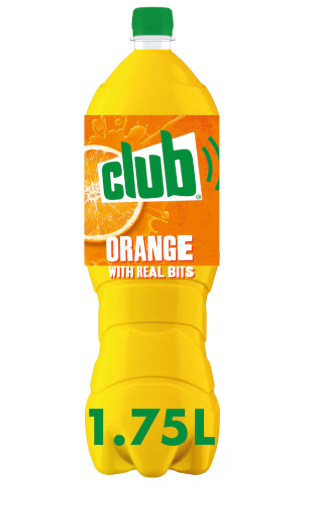Club Orange, 1.75 litre bottle