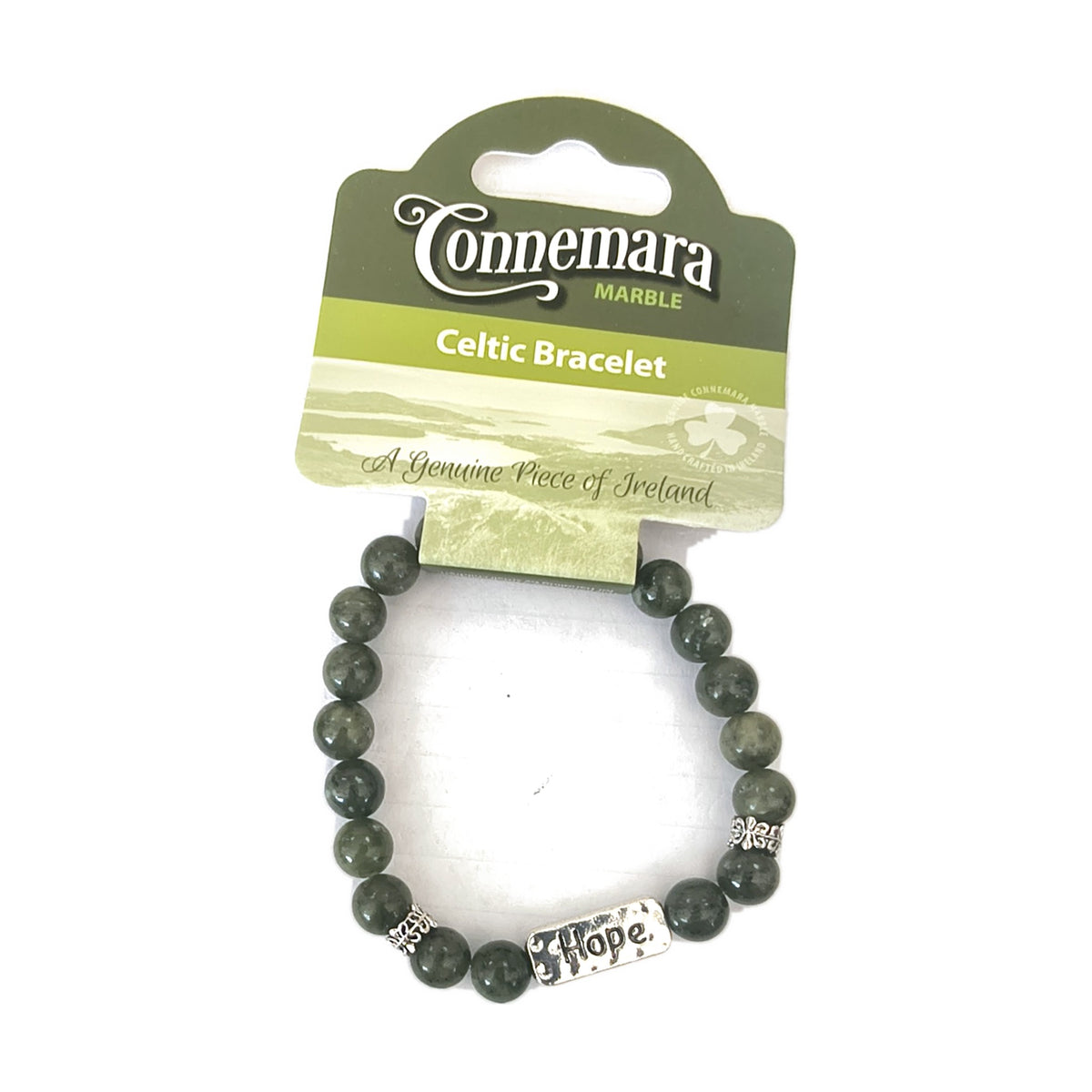 Connemara marble word bracelet – Hope