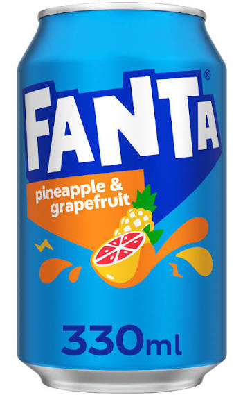 Fanta Pineapple & Grapefruit, can