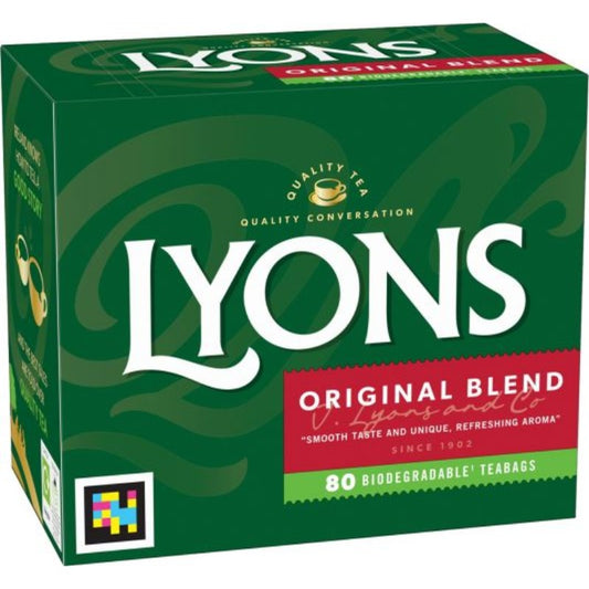 Lyons Original Blend tea