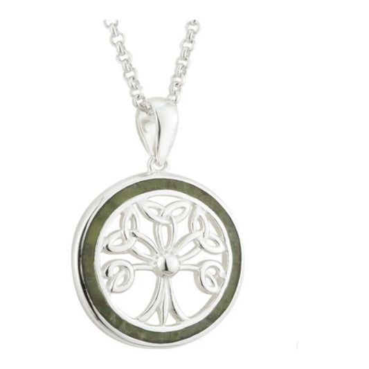 Solvar Connemara Marble Tree Pendant