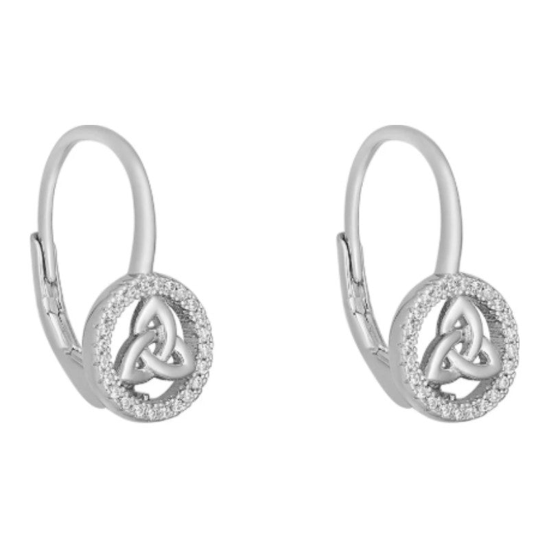 Solvar Small Round Trinity Earrings