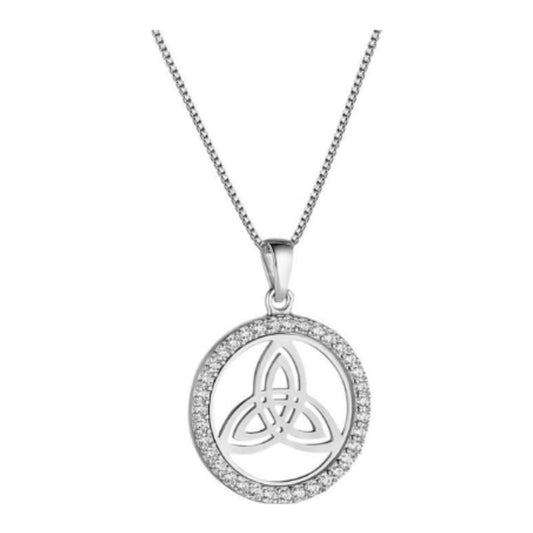 Solvar Small Round Trinity Pendant