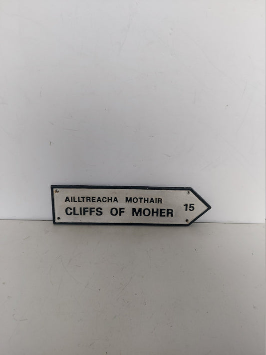 Cliffs of Moher Road Sign Plaque