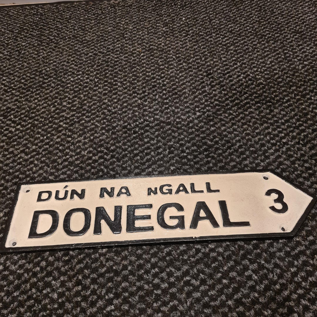 Donegal Medium Road Sign