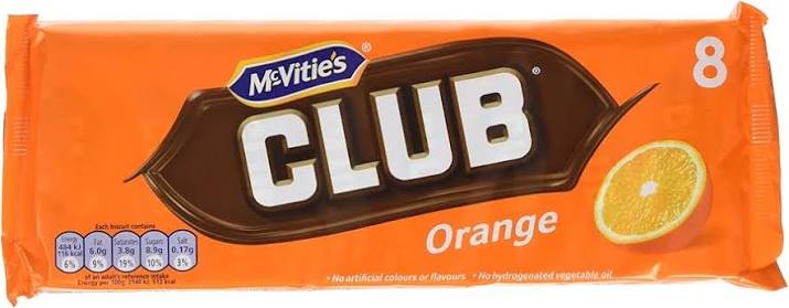 McVitie's Club Orange Bars