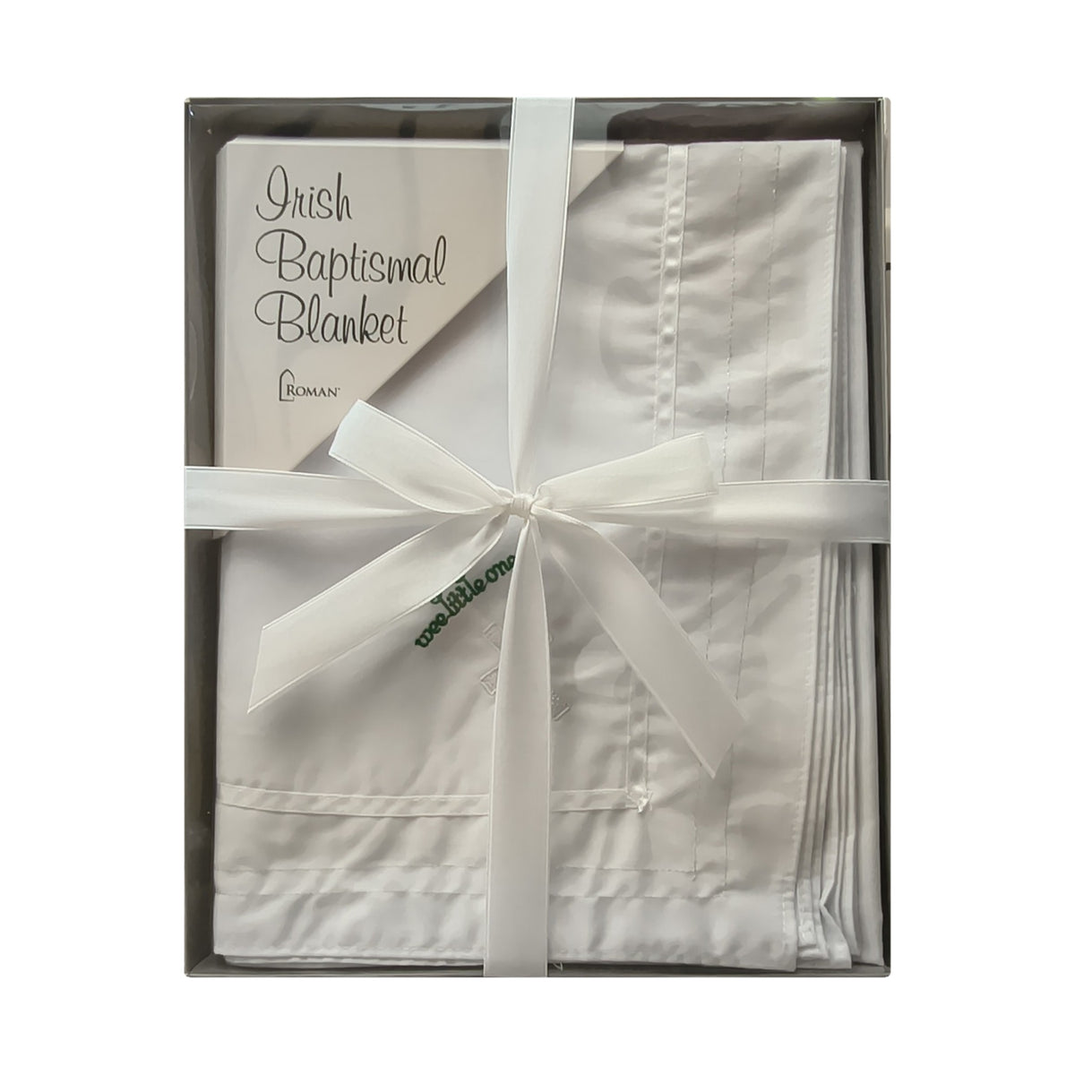 Irish Baptismal Blanket by Roman, gift boxed