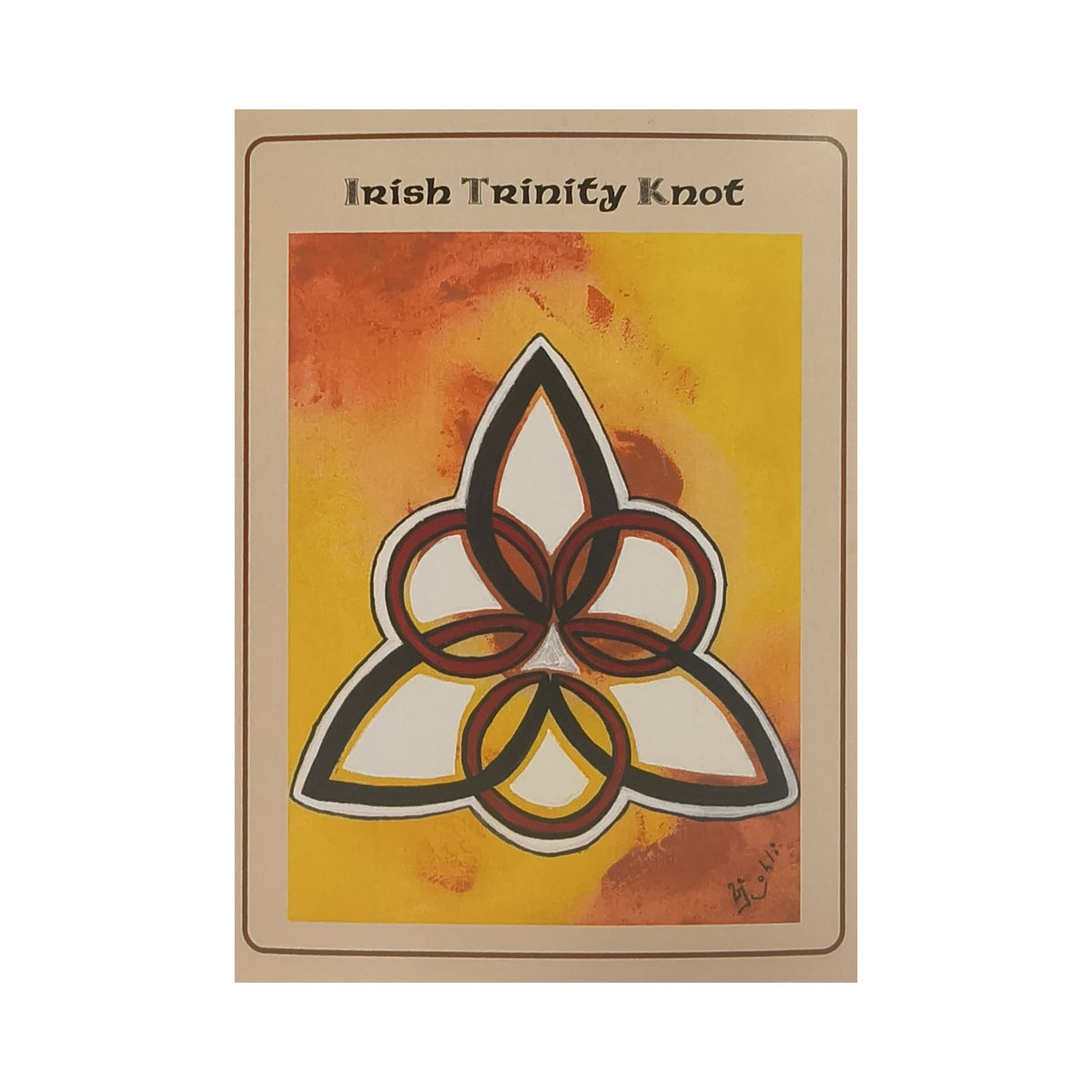 Irish greeting card – Irish Trinity Knot