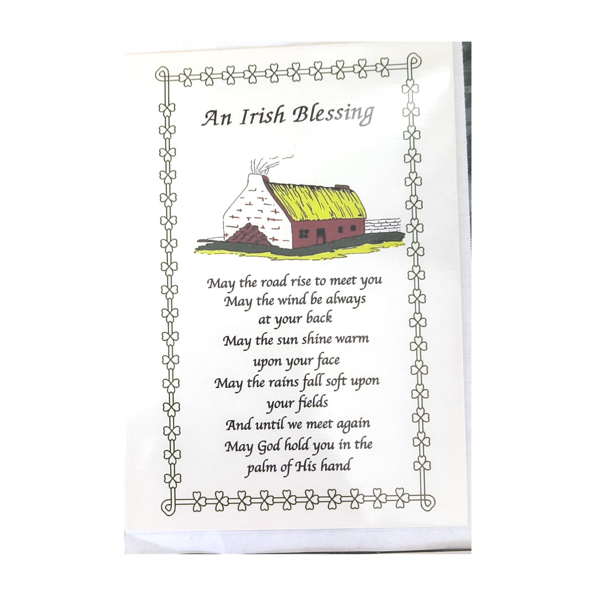 An Irish Blessing cottage postcard