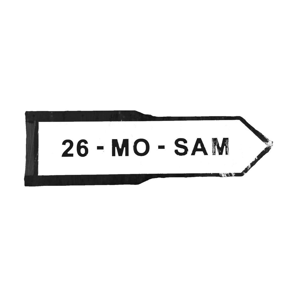 Irish Road Sign – 26 Mo Sam (Large)