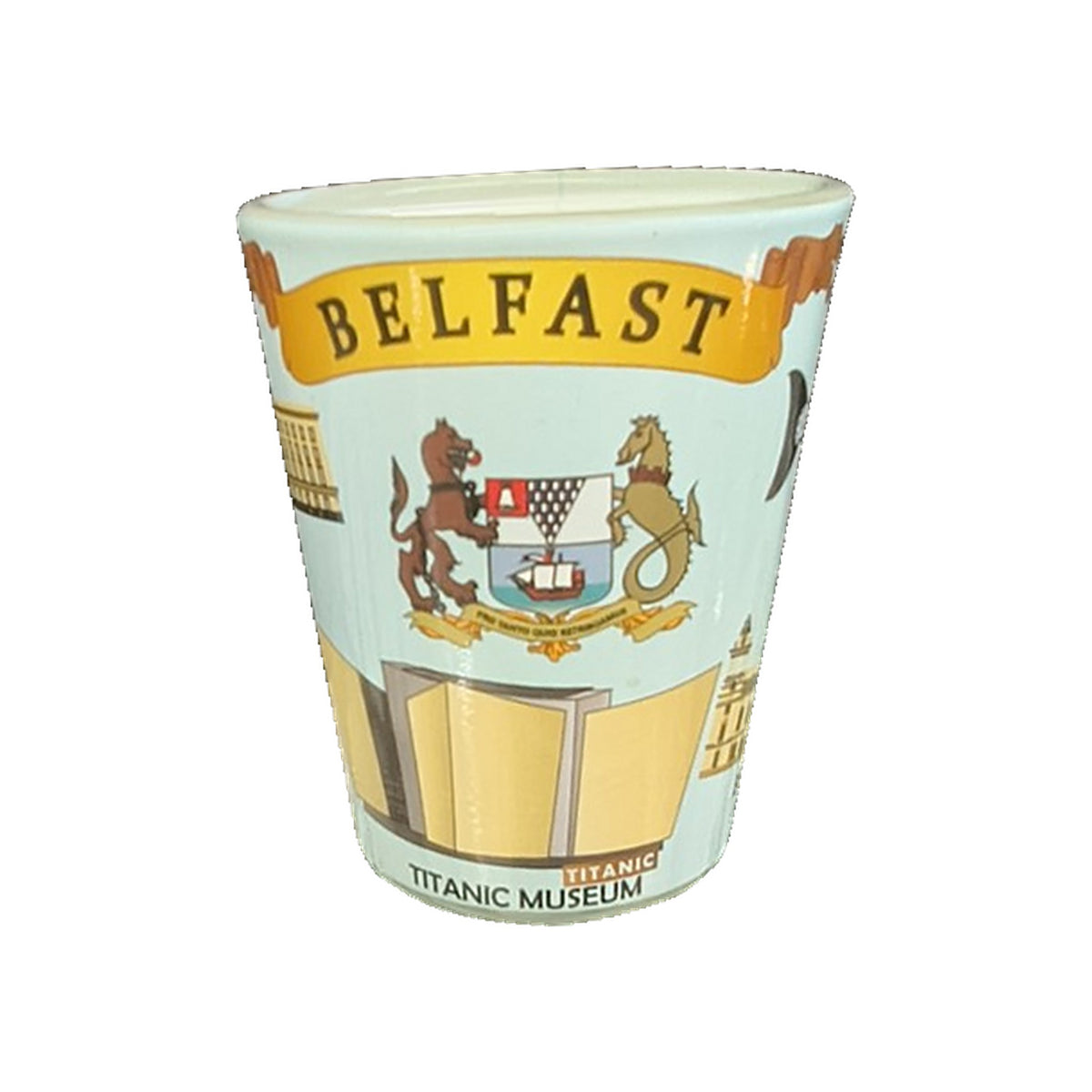 Irish shot glass – Belfast