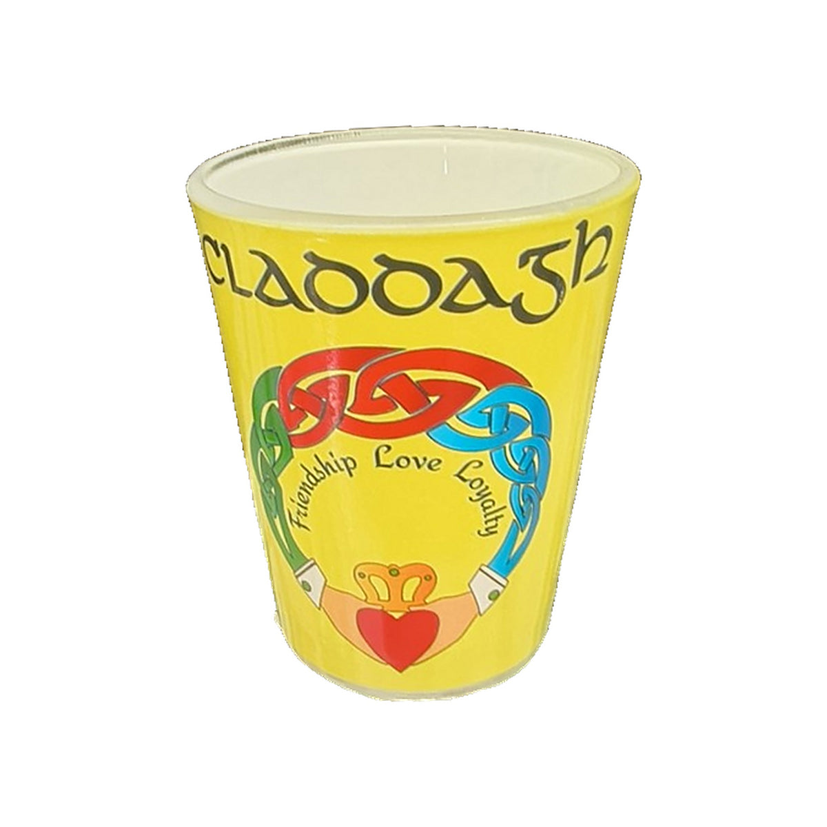 Irish shot glass – Claddagh