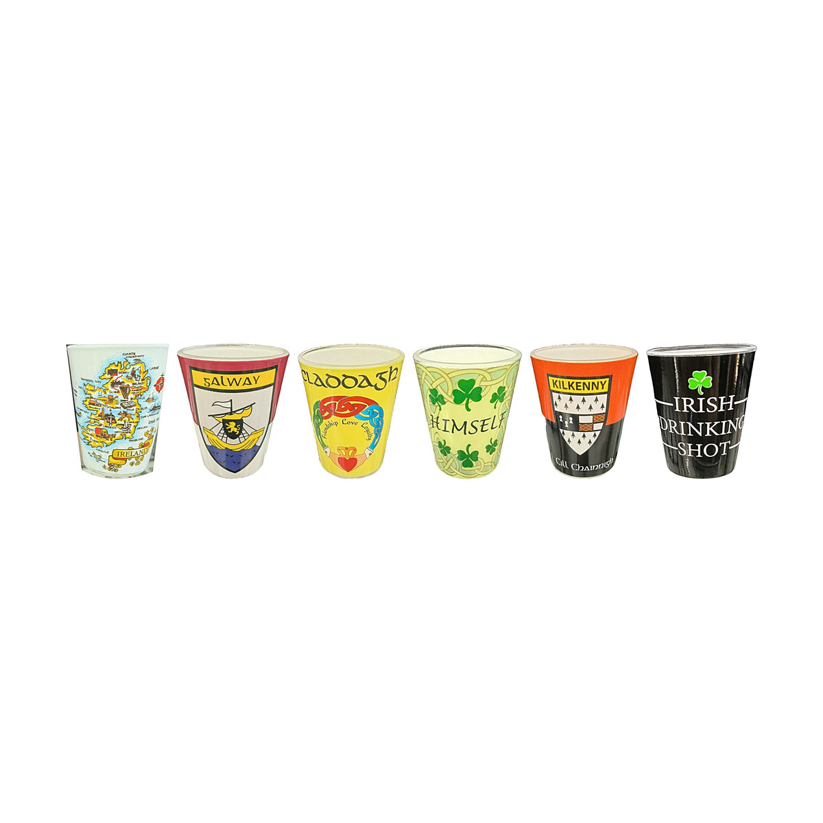 Irish shot glasses – a selection of designs
