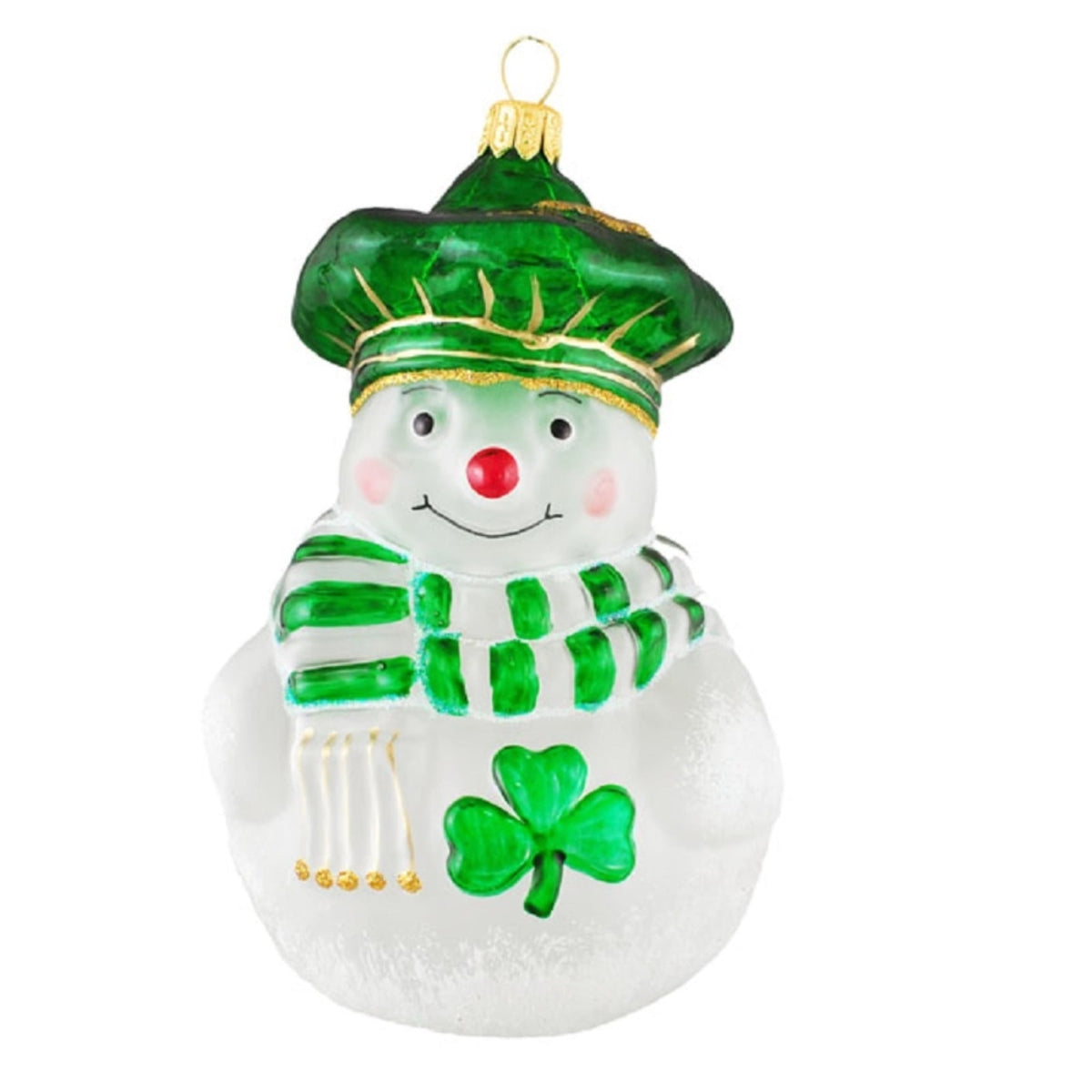 Irish Snowman Ornament