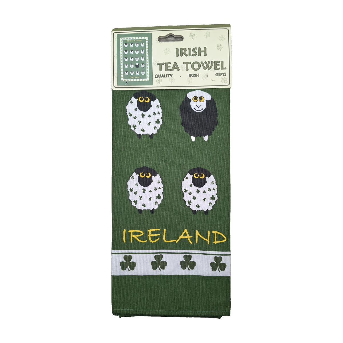 Ireland sheep tea towel