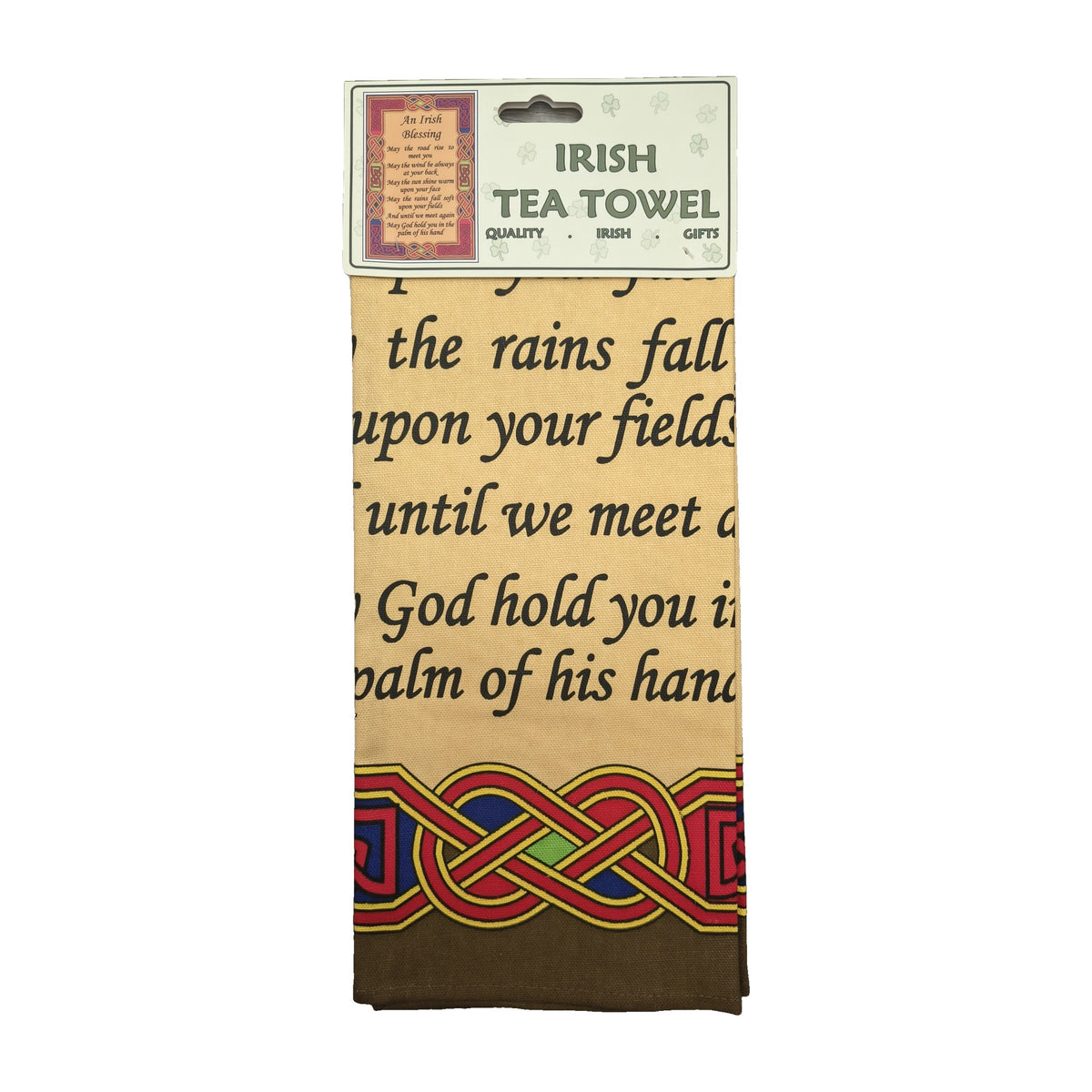 An Irish Blessing tea towel