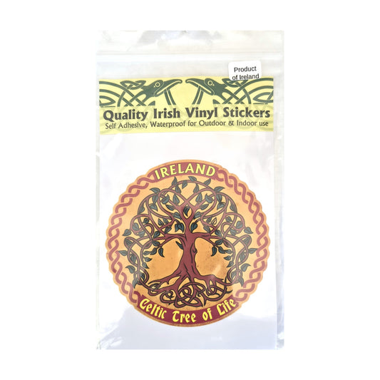 Celtic Tree of Life Ireland vinyl sticker