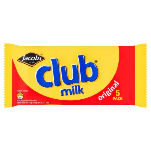 Jacob's Club Milk 5 Pack