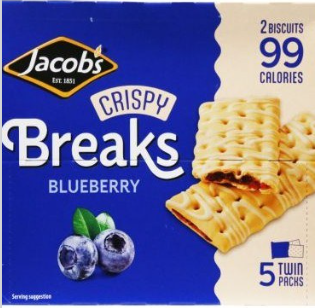 Jacob's Crispy Breaks, Blueberry