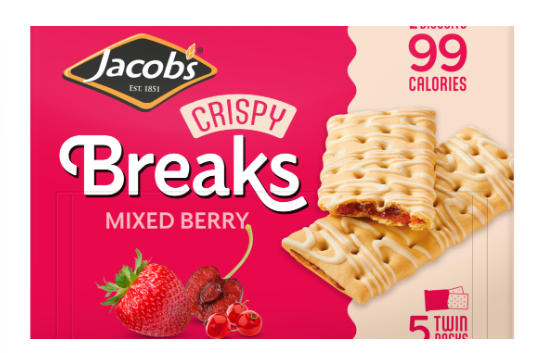 Jacob's Crispy Breaks, Mixed Berry