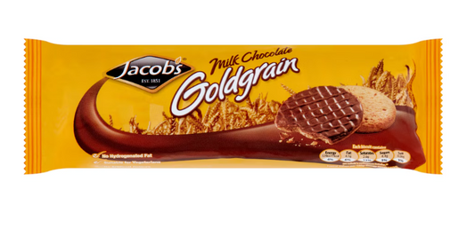 Jacob's Milk Chocolate Goldgrain biscuits