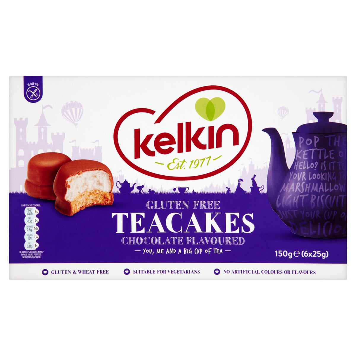 Kelkin Tea Cakes Gluten Free