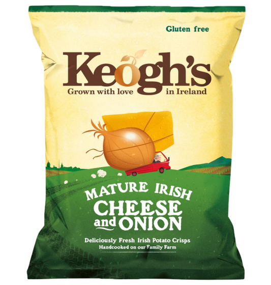 Keogh's Cheesy Onion Irish crisps