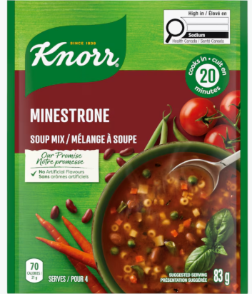 Knorr Minestrone soup mix