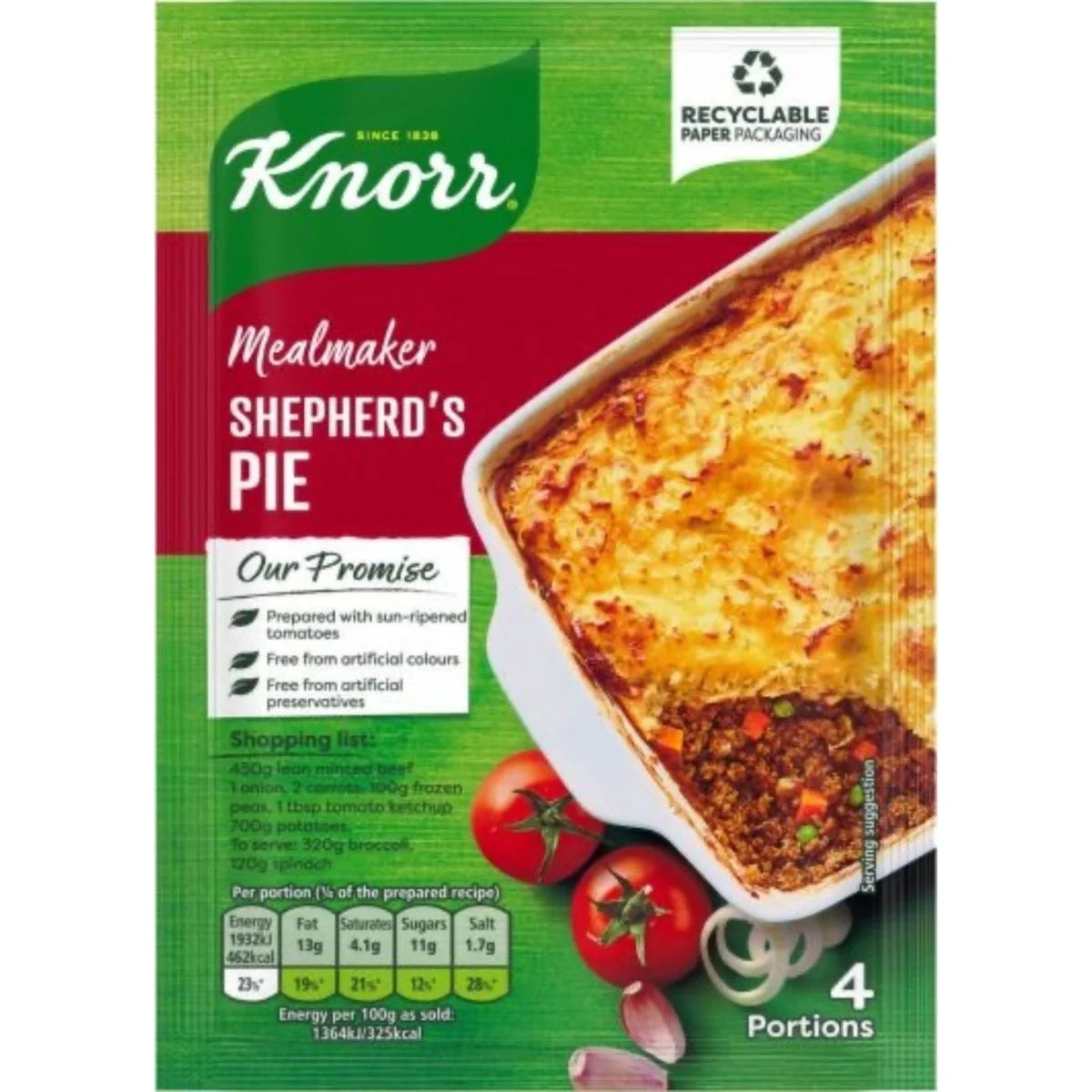 Knorr Shepherd's Pie mix